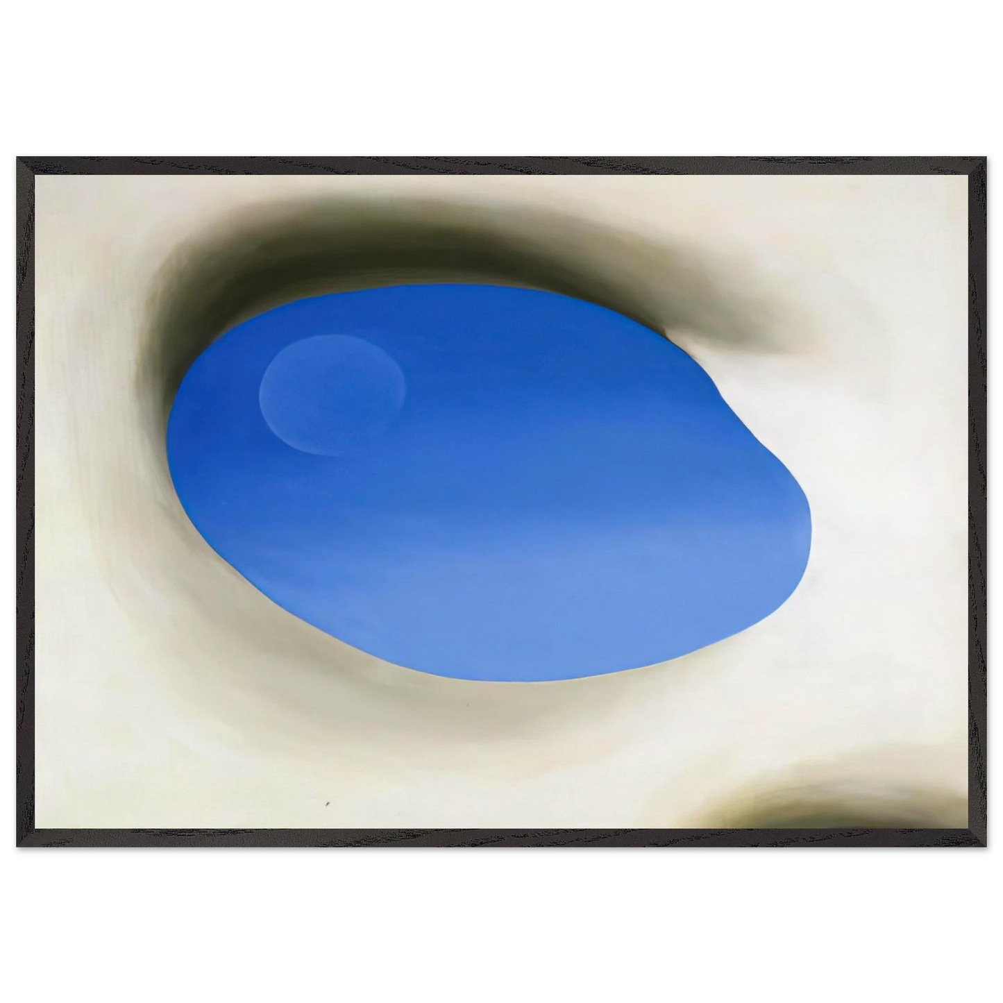 Pelvis IV - Georgia OKeeffe 70x100 cm / 28x40 inches Framed Art Print – Black Wooden Frame