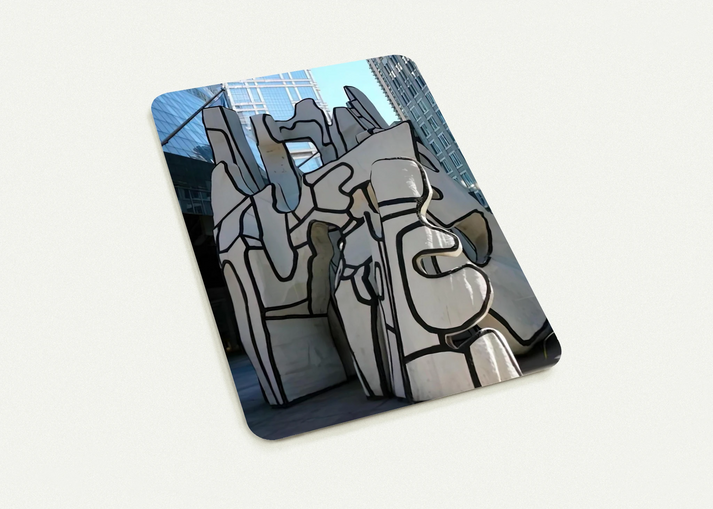 MONUMENT WITH STANDING BEAST 1984 By Jean Dubuffet Pack of 10 Post Cards | Jean Dubuffet Post Cards | A6 (10.5 x 14.8 cm) - 4.1 x 5.8 inches