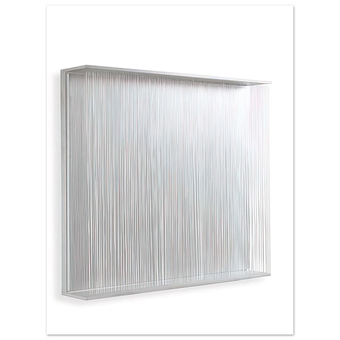 Jesus Rafael Soto - VIBRATION BLANCHE 1995 Fine Art Poster - Default Title