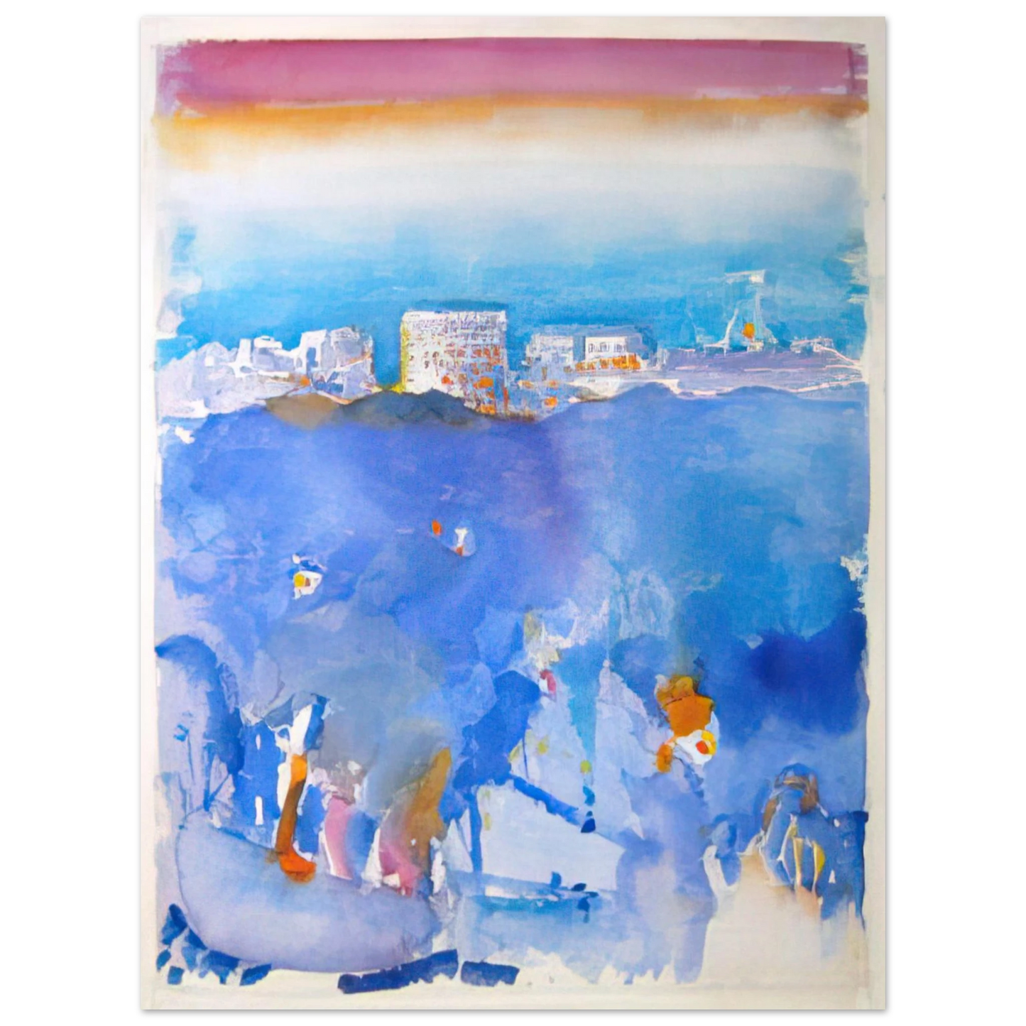 John Marin - New York Fantasy - 1912 Fine Art Poster - Default Title