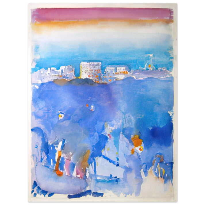 John Marin - New York Fantasy - 1912 75x100 cm / 30x40inches Fine Art Poster