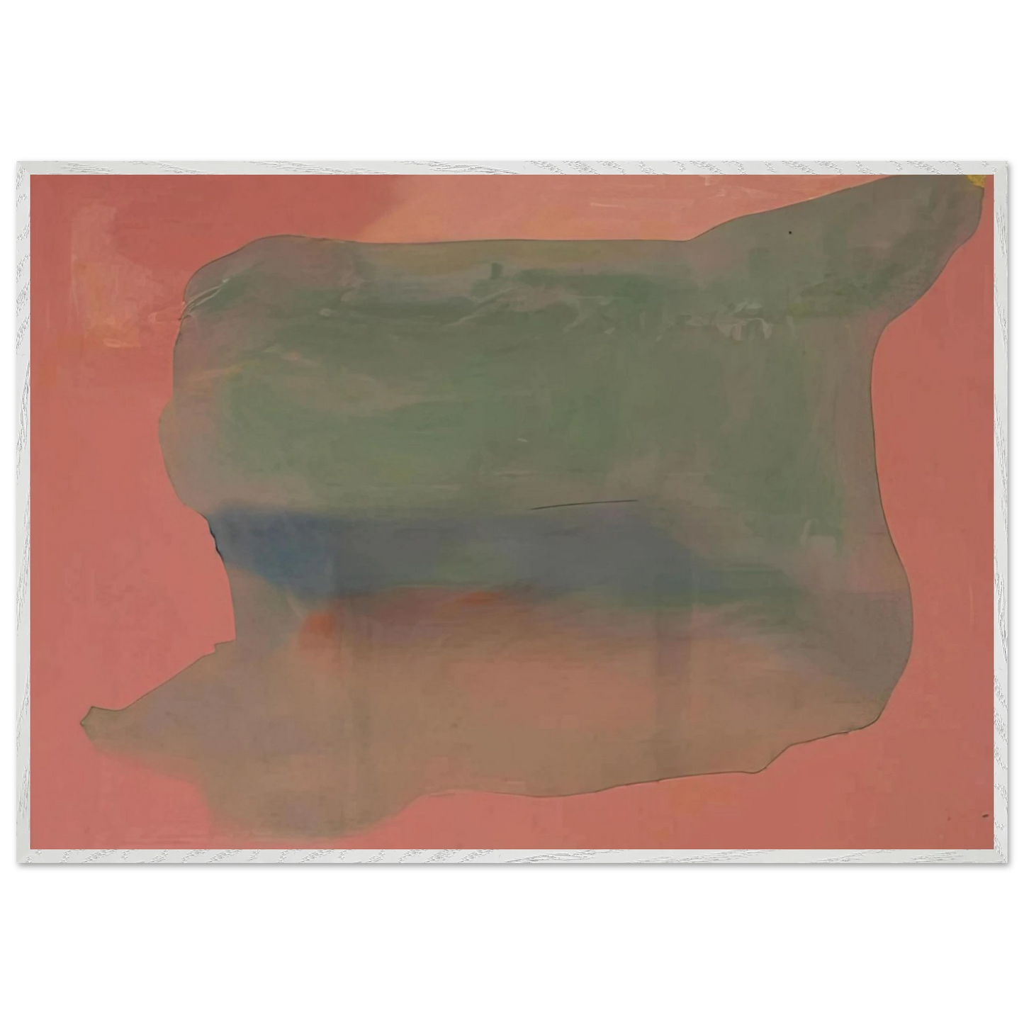 Helen Frankenthaler - Yearning - 1973 Wall art - A3 (29.7 x 42 cm) - Premium Wooden Framed Poster With Fine Art Paper-canvas - Wood frame