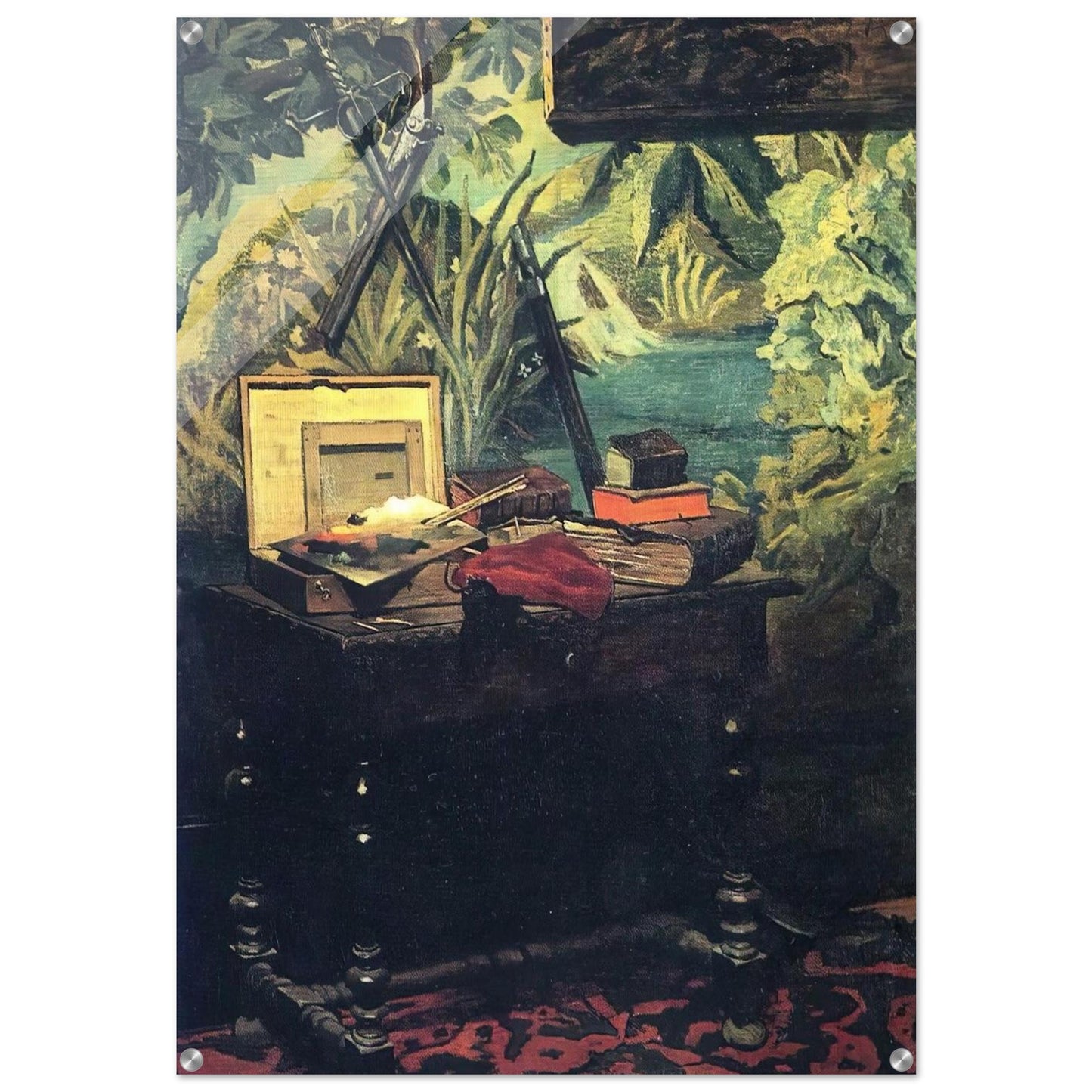 A Corner of the Studio - claude monet Acrylic Print - 70x100 cm / 28x40″ inches | claude monet Wall Art | claude monet Prints