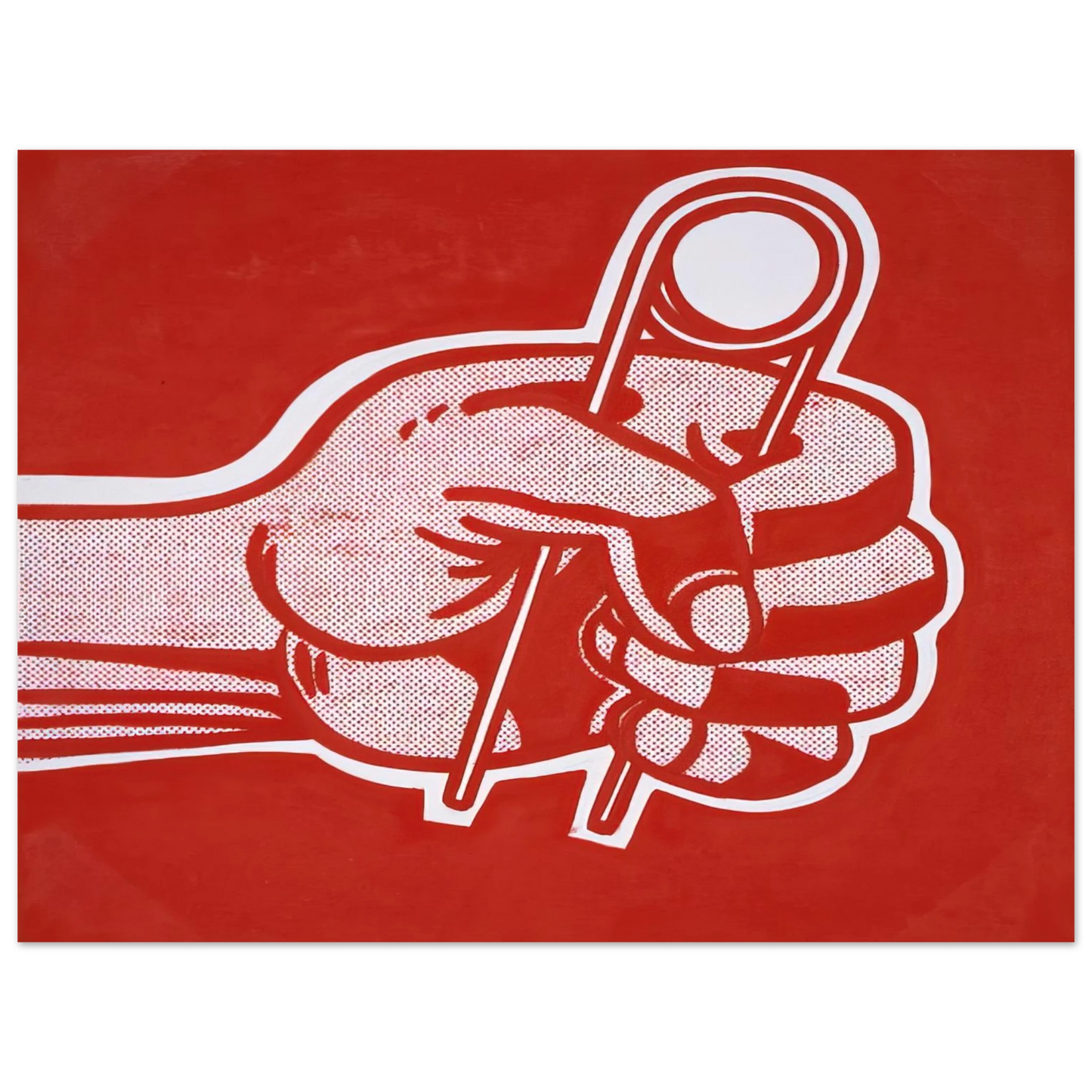 Roy Lichtenstein - THE GRIP 1962 Fine Art Poster - Default Title