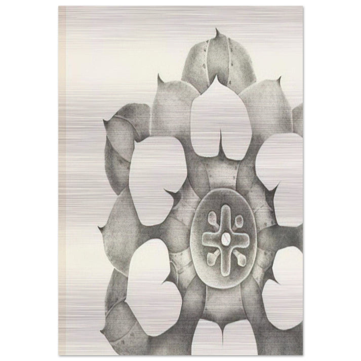 TENTH STONE 1968 - Lee Bontecou Brushed Aluminum Print - 70x100 cm / 28x40 inches | Lee Bontecou Aluminum Print | Lee Bontecou Prints