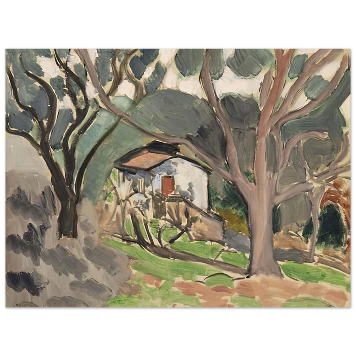 Henri Matisse - LA MAISONNETTE 1919 75x100 cm / 30x40inches Fine Art Poster