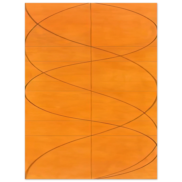 Robert Mangold - COLUMN PAINTING 16 2004 75x100 cm / 30x40inches Fine Art Poster