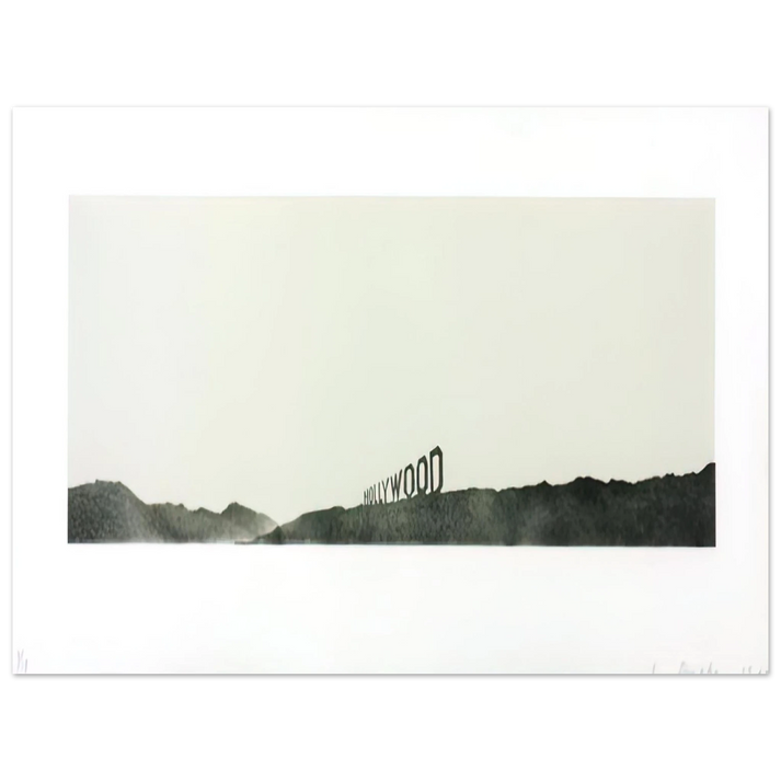 Edward Ruscha - HOLLYWOOD 1969 75x100 cm / 30x40inches Fine Art Poster