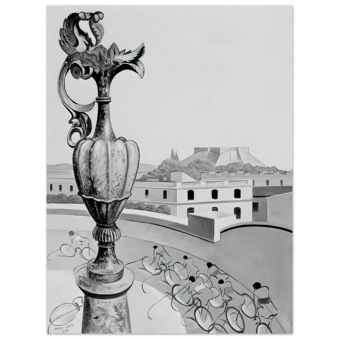 Man Ray - OPTICAL HOPES AND ILLUSIONS Fine Art Poster - Default Title