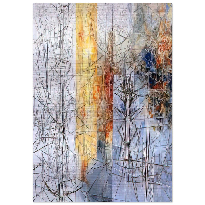 Untitled - 1957 - Jimmy Ernst Brushed Aluminum Print - 70x100 cm / 28x40 inches | Jimmy Ernst Aluminum Print | Jimmy Ernst Prints