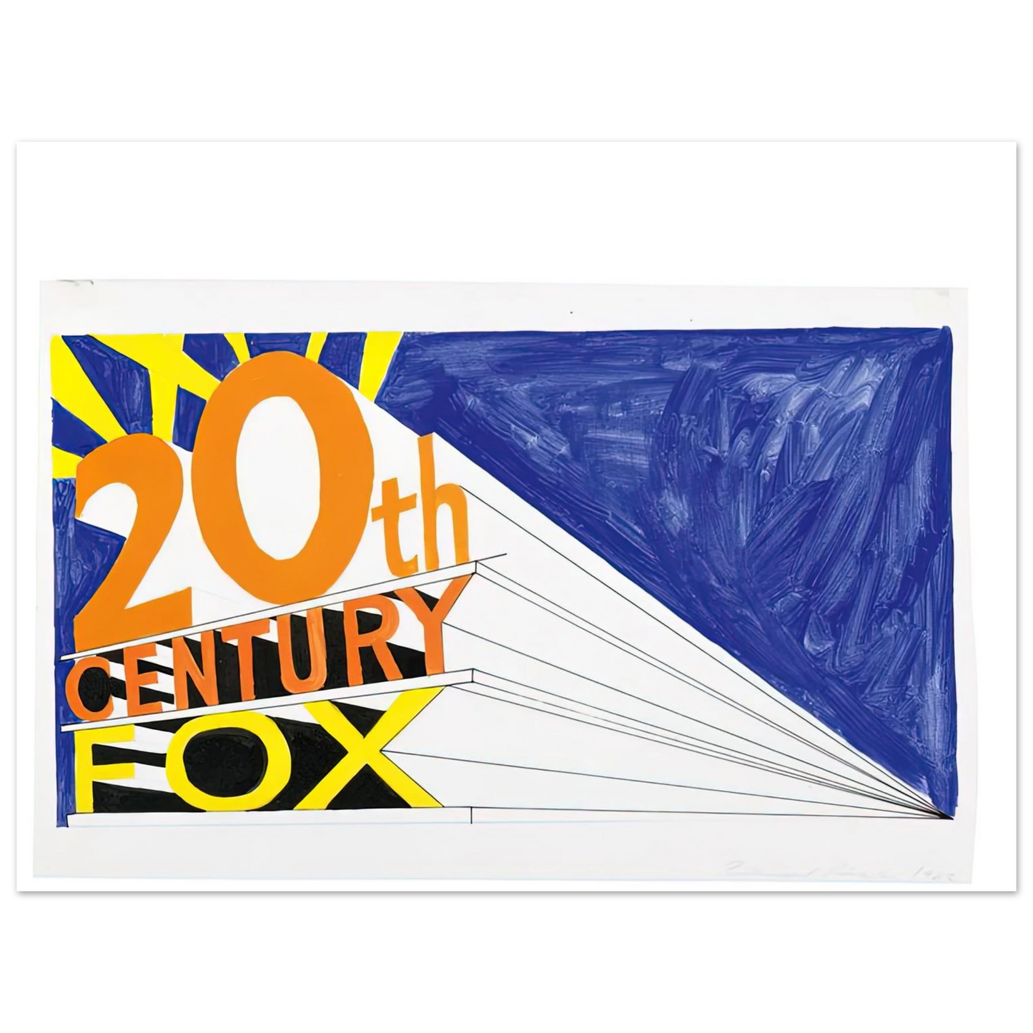 Edward Ruscha - TRADEMARK 5 1962 Fine Art Poster - Default Title