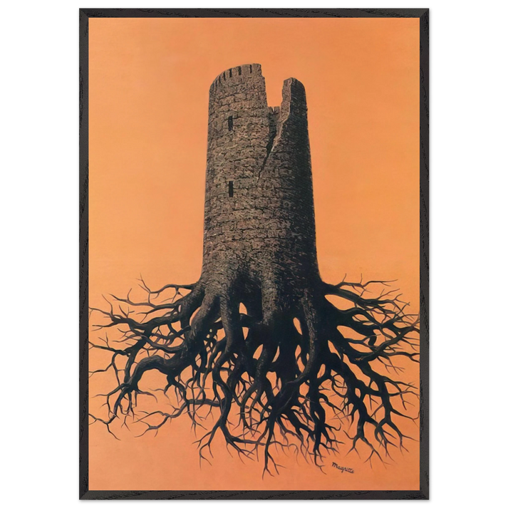 ALMAYER S FOLLY 1951 - Rene Magritte 70x100 cm / 28x40 inches Framed Art Print – Black Wooden Frame