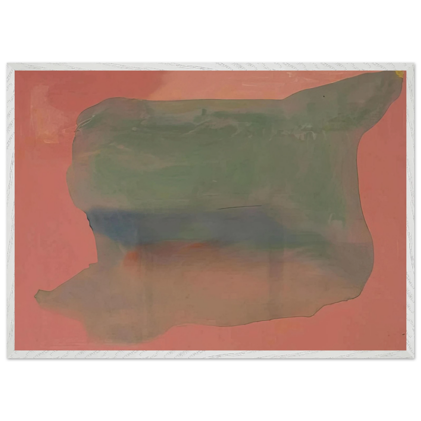 Helen Frankenthaler - Yearning - 1973 Wall art - 13x18 cm / 5x7 inches - Premium Wooden Framed Poster With Fine Art Paper - Wood frame