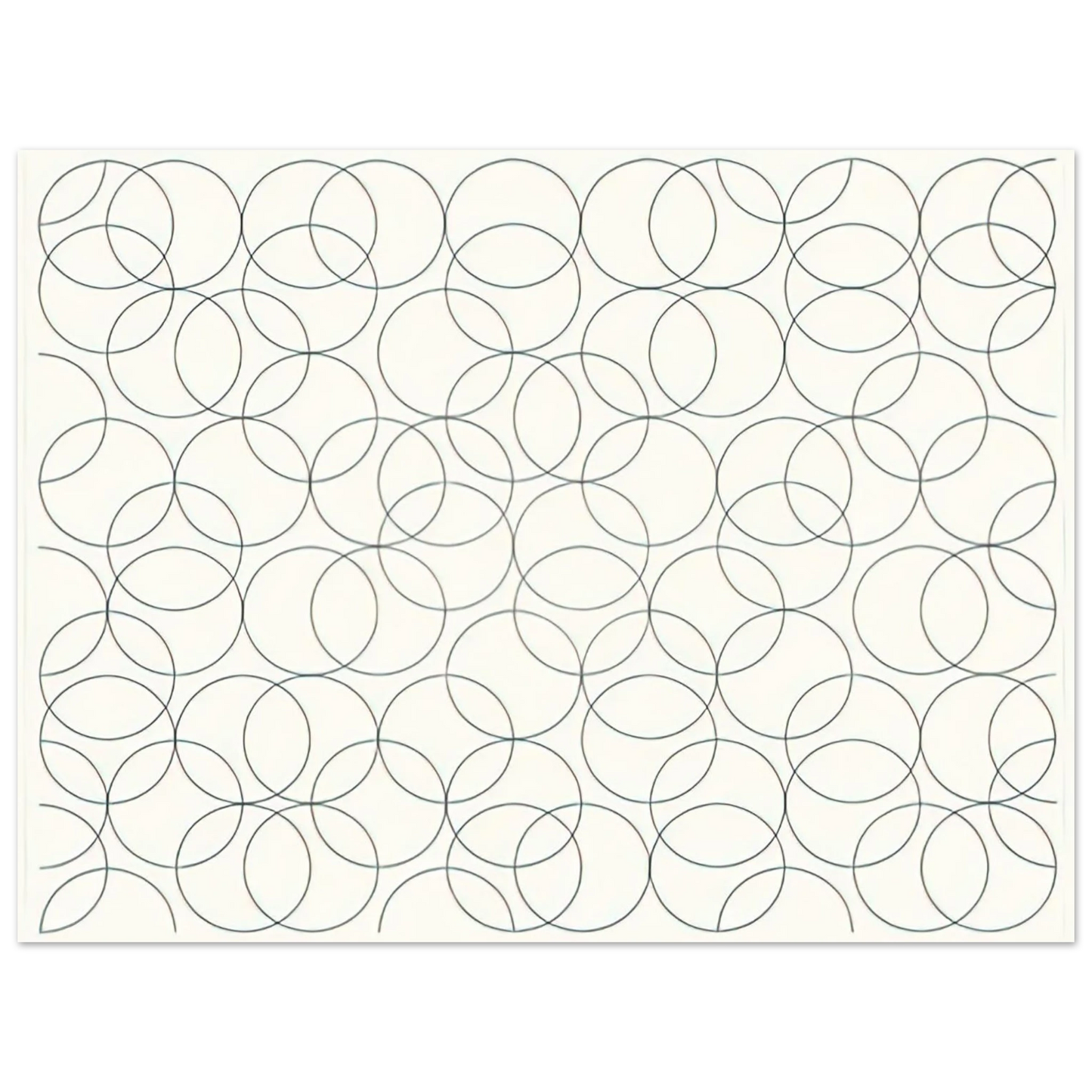 Bridget Riley - COMPOSITION WITH CIRCLES 5 2005 Fine Art Poster - Default Title