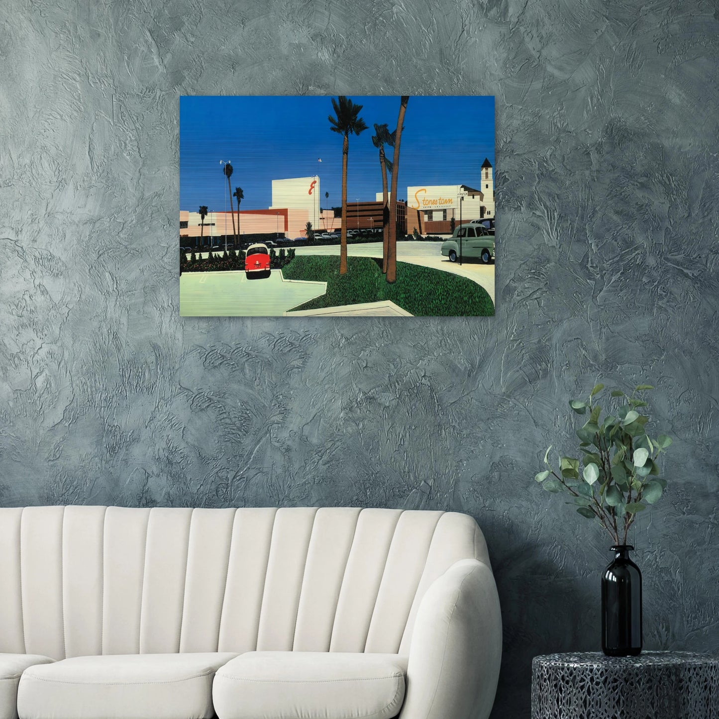 In the beginning Stonestown - Hiroshi Nagai Brushed Aluminum Print - 70x100 cm / 28x40 inches | Hiroshi Nagai Aluminum Print | Hiroshi Nagai Prints