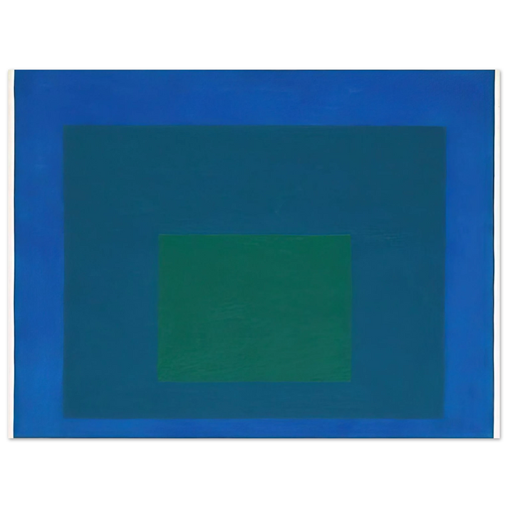 Josef Albers - STUDY FOR HOMAGE TO THE SQUARE BEAMING 1963 75x100 cm / 30x40inches Fine Art Poster