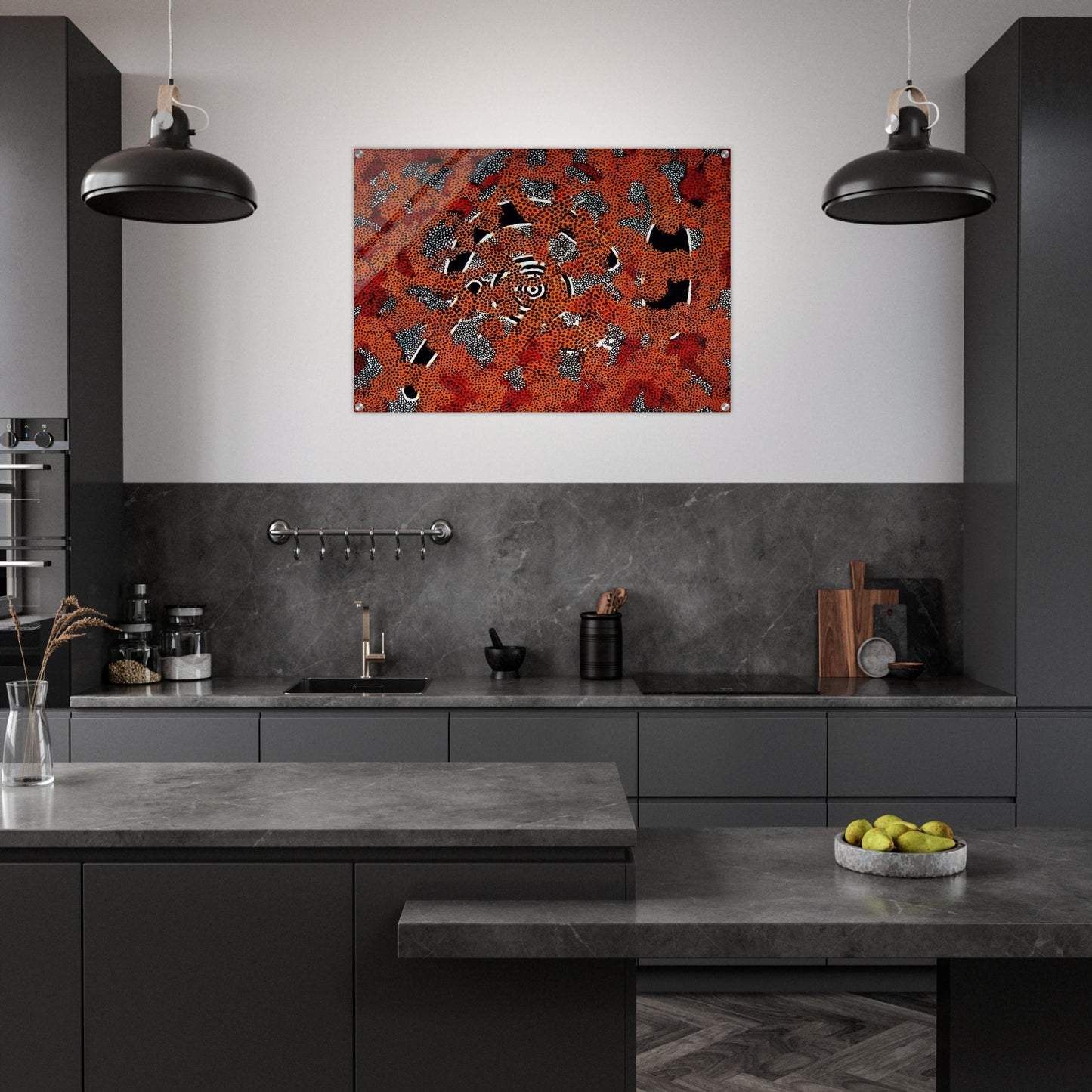 Love Sun Dreaming - 1972 - Clifford Possum Tjapaltjarri Acrylic Print - 70x100 cm / 28x40″ inches