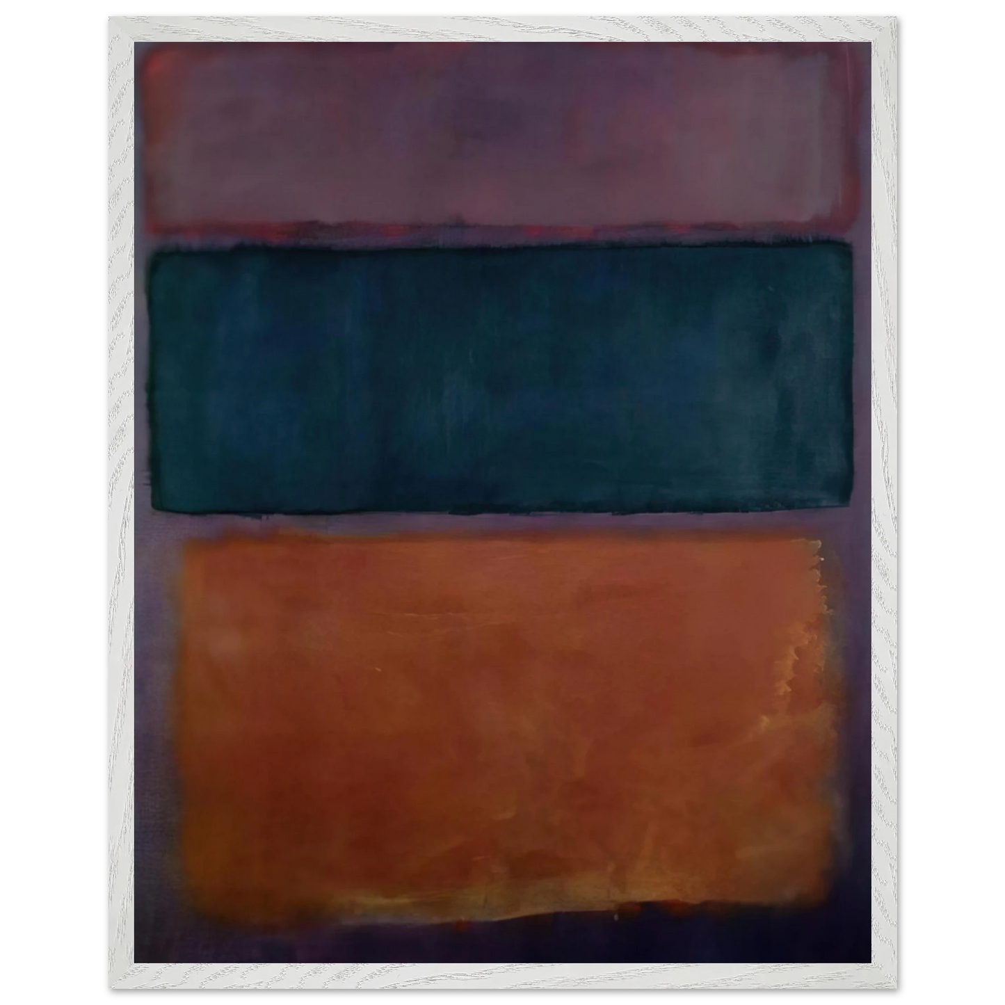 Helen Frankenthaler - Untitled - 1963 Wall art - A1 (59.4 x 84.1 cm) - Premium Wooden Framed Poster With Fine Art Paper - Wood frame