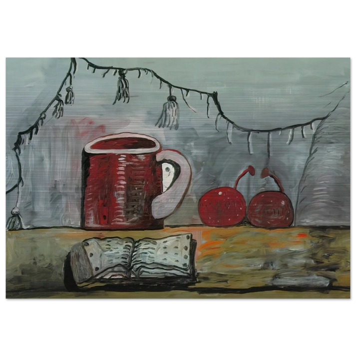 CURTAIN - Philip Guston Brushed Aluminum Print - 70x100 cm / 28x40 inches | Philip Guston Aluminum Print | Philip Guston Prints