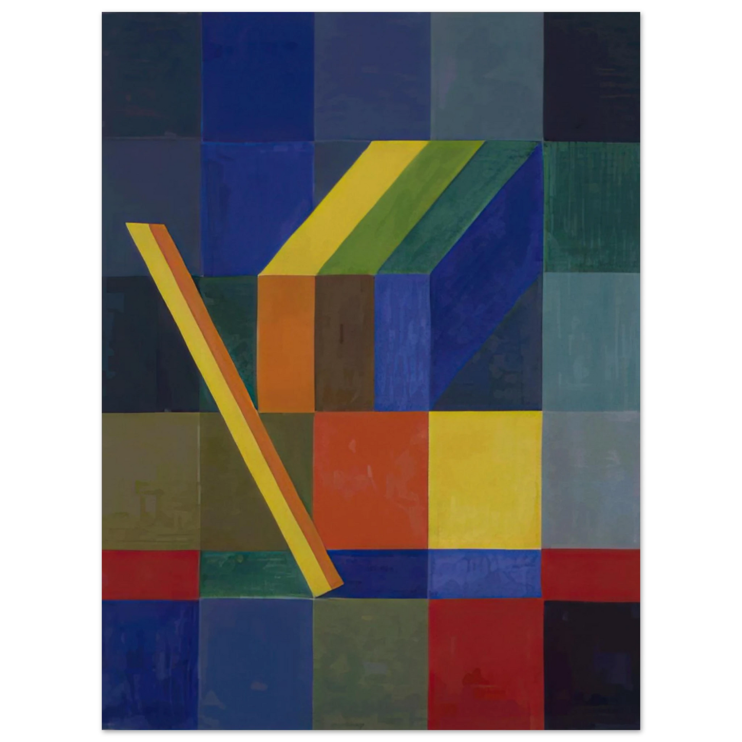 Johannes Itten - Space Composition I - 1944 Fine Art Poster - Default Title