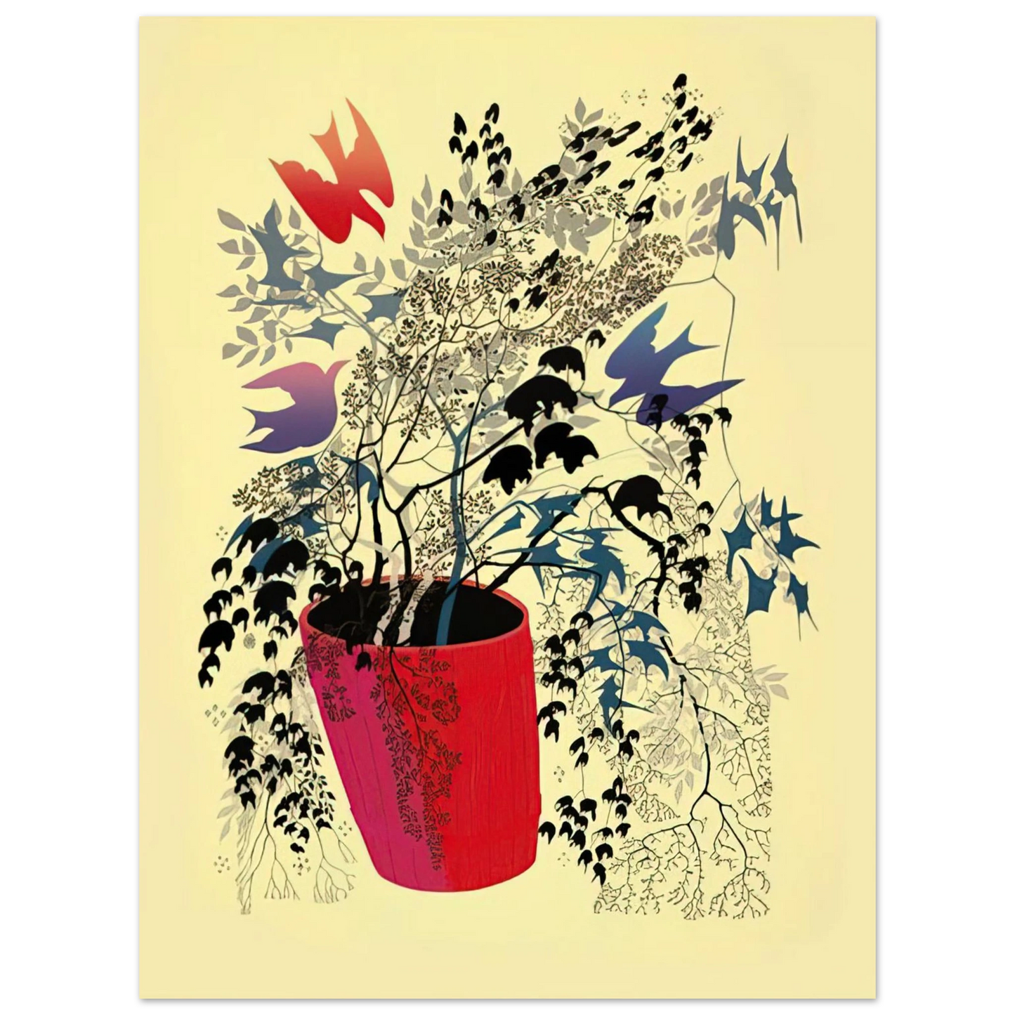 Eyvind Earle - Red Barrell Fine Art Poster - Default Title