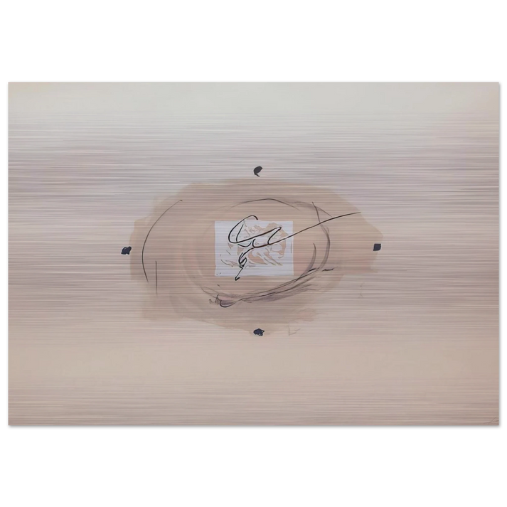 NOCTURN MATINAL 1970 - Antoni Tapies Brushed Aluminum Print - 70x100 cm / 28x40 inches | Antoni Tapies Aluminum Print | Antoni Tapies Prints