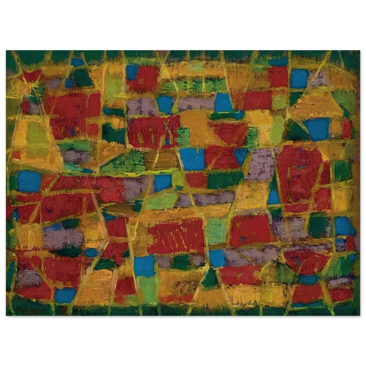 Alfred Manessier - Champs de blé - 1949 75x100 cm / 30x40inches Fine Art Poster
