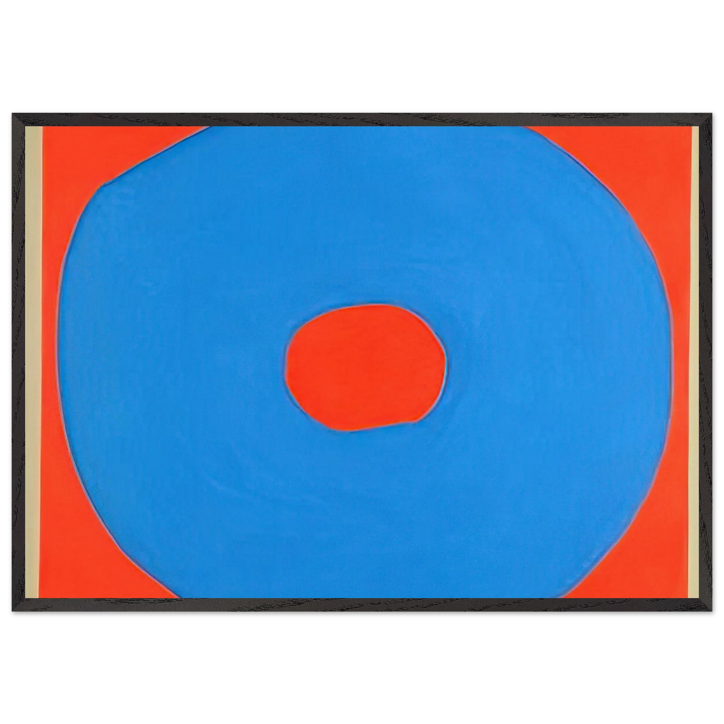 Circle - 1971 - Jiro Yoshihara 70x100 cm / 28x40 inches Framed Art Print – Black Wooden Frame
