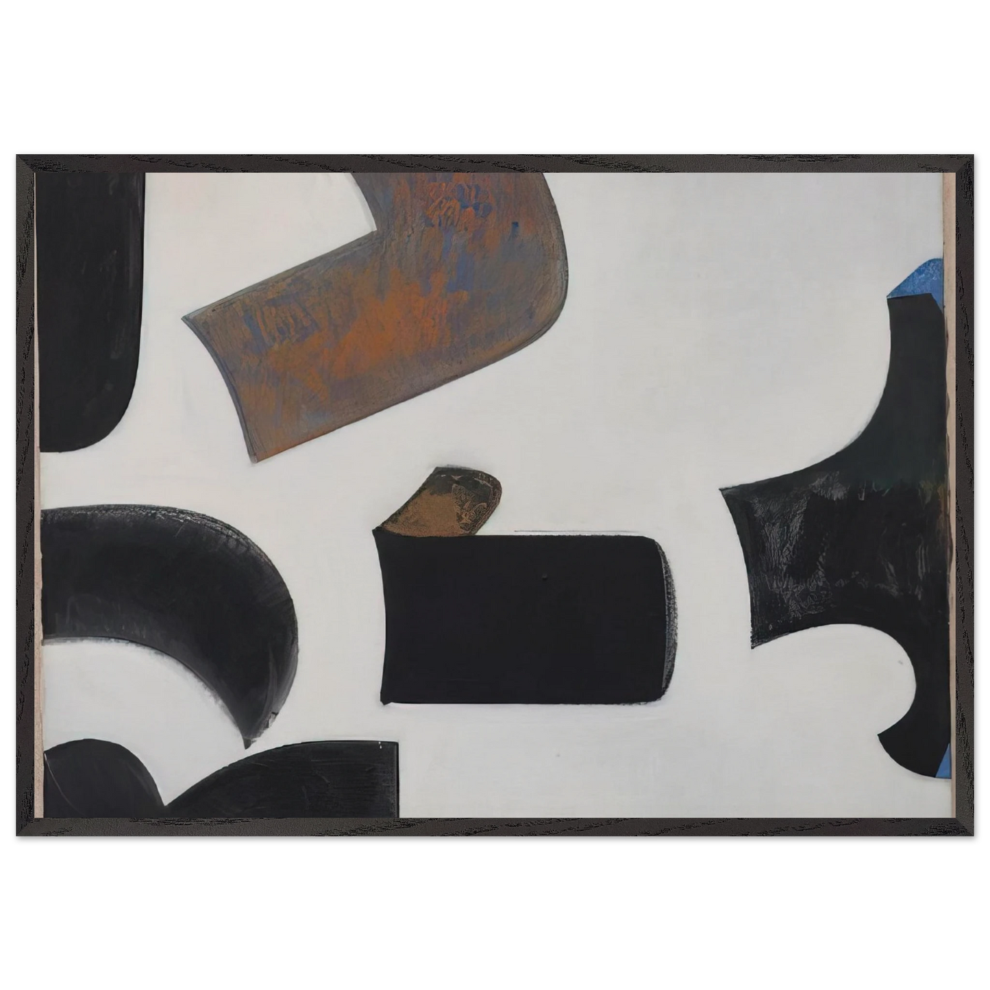 Untitled - 1958 N3 - Donald Judd Framed Art Print – Black Wooden Frame - Default Title - -Framed Art Print