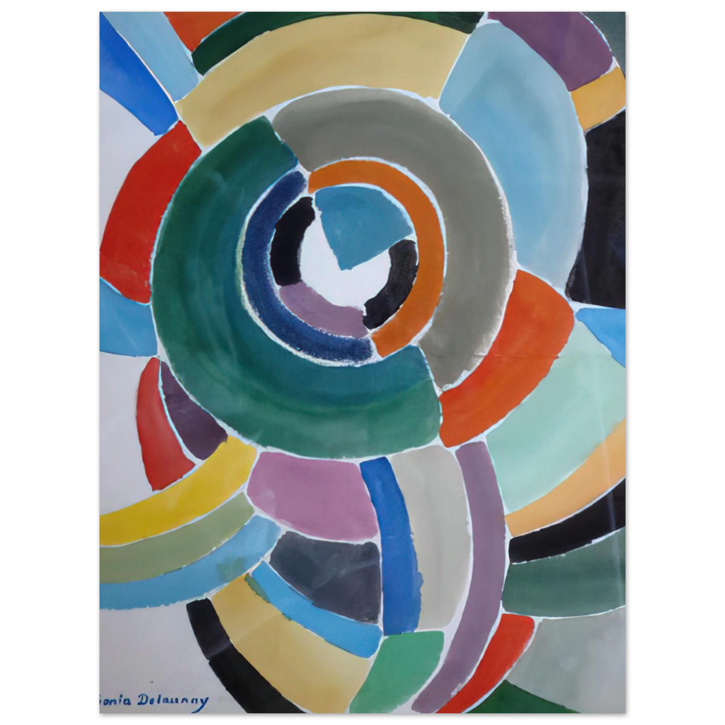 Sonia Delaunay - ORFIZME Fine Art Poster - Default Title