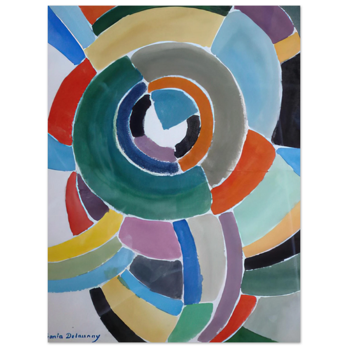 Sonia Delaunay - ORFIZME 75x100 cm / 30x40inches Fine Art Poster
