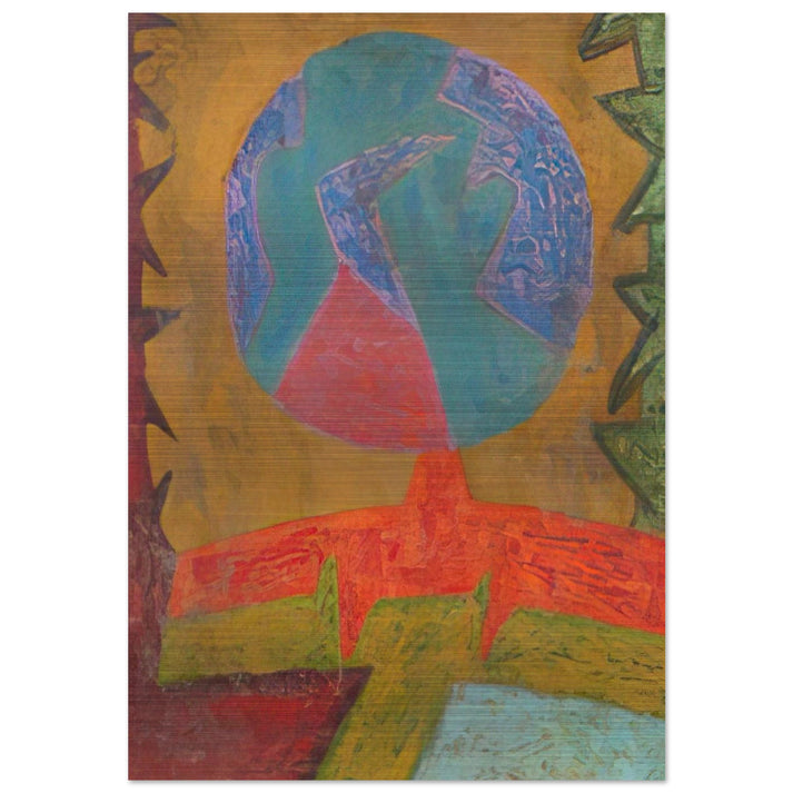 Luna - Pedro Coronel Brushed Aluminum Print - 70x100 cm / 28x40 inches | Pedro Coronel Aluminum Print | Pedro Coronel Prints