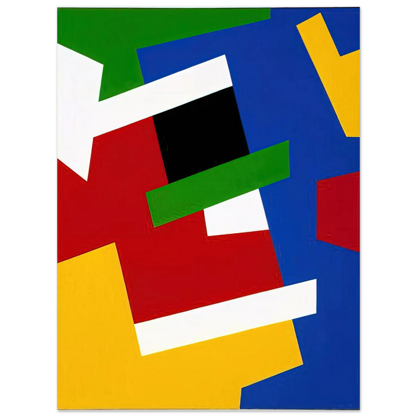 Fernand Leduc - Strates solaires Fine Art Poster - Default Title