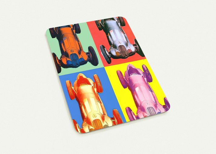 Benz Racing Car By Andy Warhol Pack of 10 Post Cards | Andy Warhol Post Cards | A6 (10.5 x 14.8 cm) - 4.1 x 5.8 inches