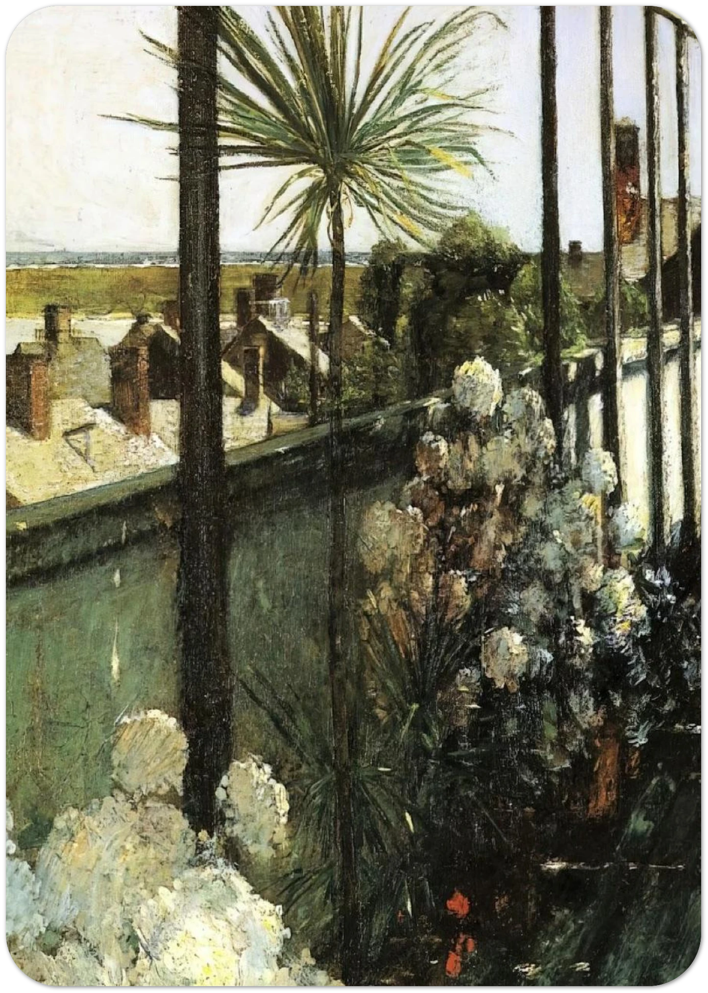 Afternoon in Nantucket By Childe Hassam Pack of 10 Post Cards | Childe Hassam Post Cards | A6 (10.5 x 14.8 cm) - 4.1 x 5.8 inches