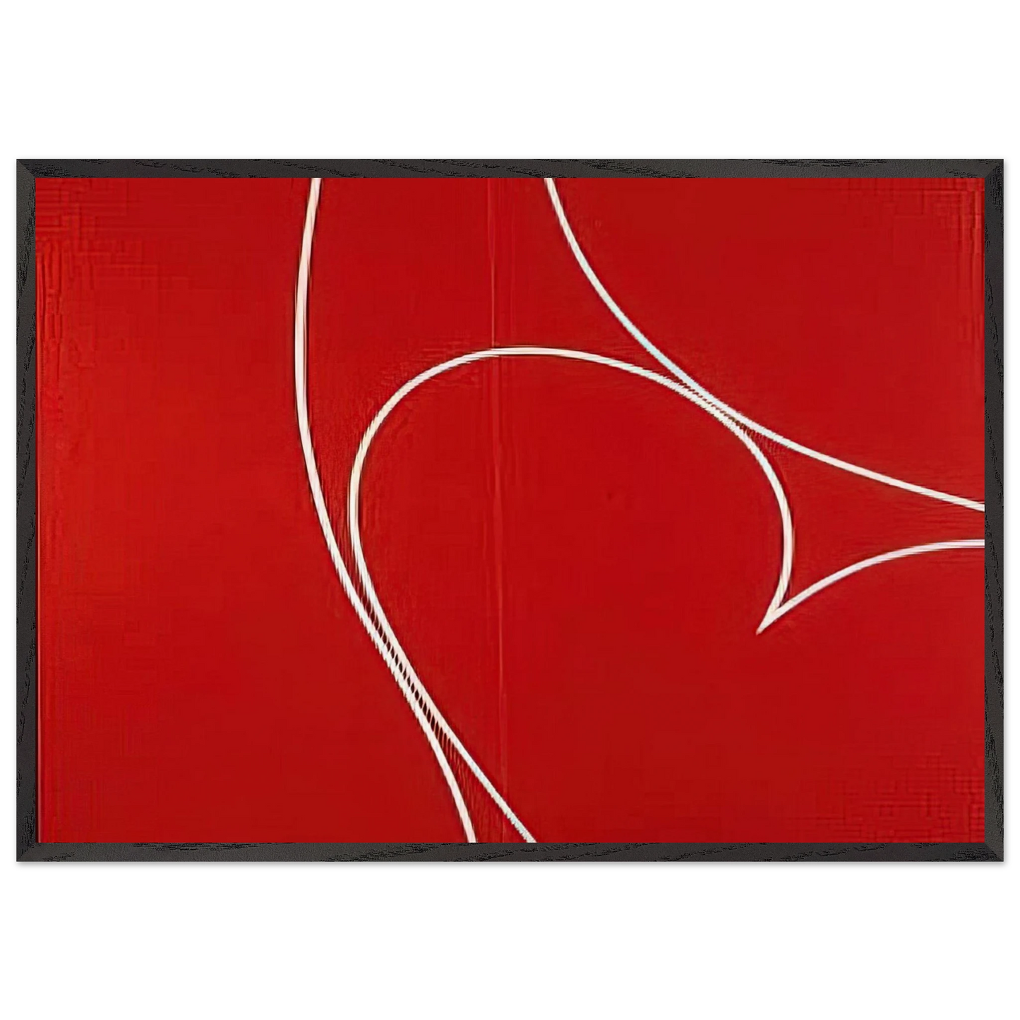 Untitled - 1966 N10 - Lorser Feitelson Framed Art Print – Black Wooden Frame - Default Title - -Framed Art Print