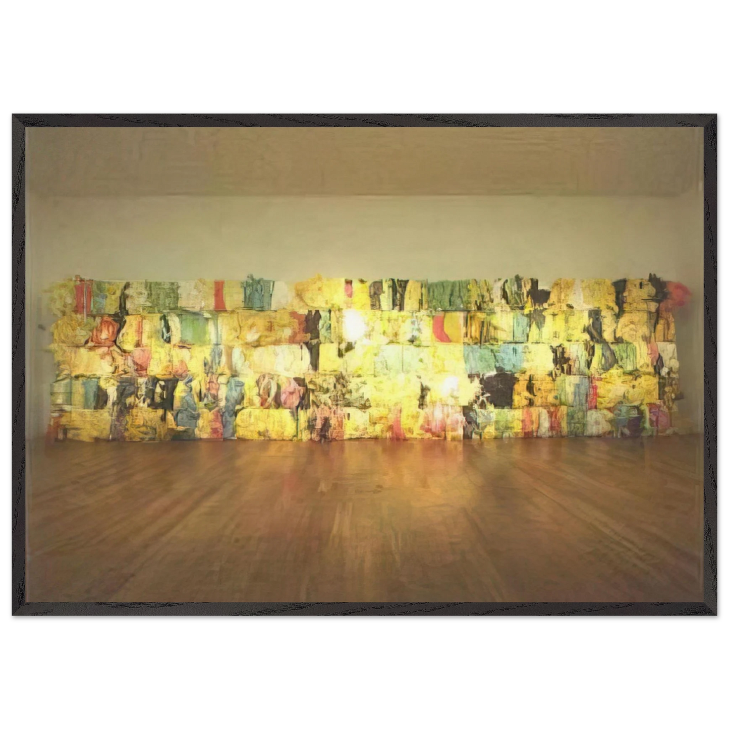 Cortina de Espuma - 2001 - Joao Vieira 70x100 cm / 28x40 inches Framed Art Print – Black Wooden Frame