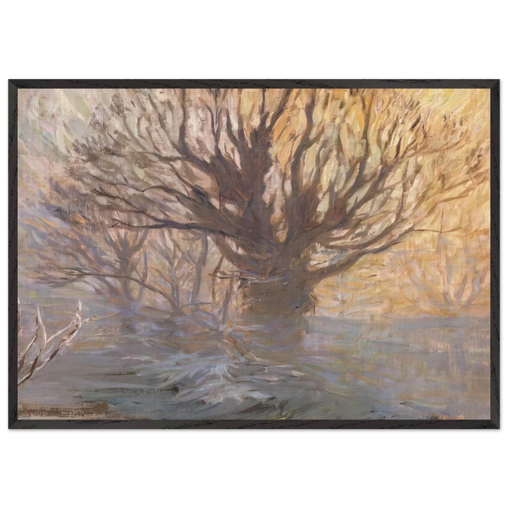 The Tree N2 - Frantisek Kupka 70x100 cm / 28x40 inches Framed Art Print – Black Wooden Frame