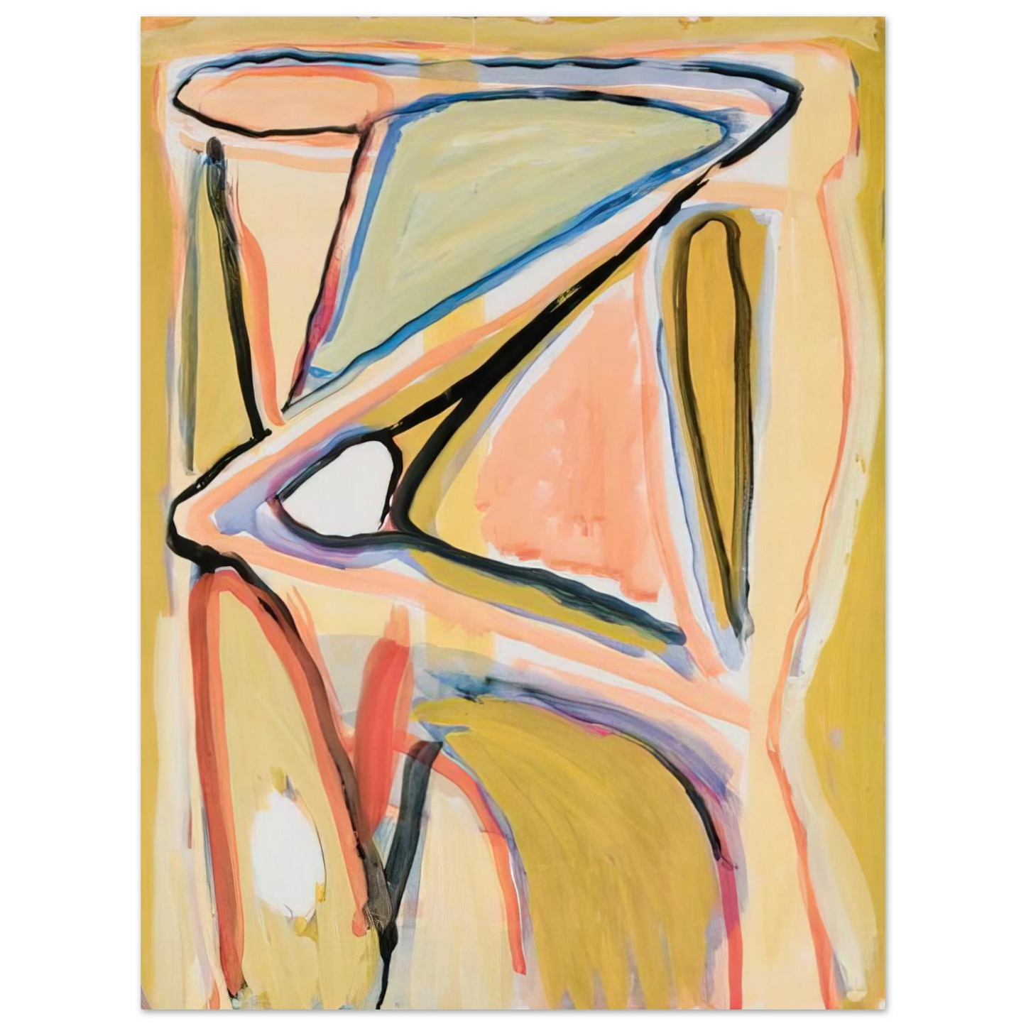 Bram van Velde - Composition - 1967 Fine Art Poster - Default Title