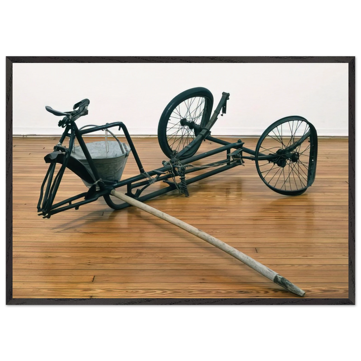 UNTITLED EARLY EGYPTIAN 1973 1 - Robert Rauschenberg 70x100 cm / 28x40 inches Framed Art Print – Black Wooden Frame