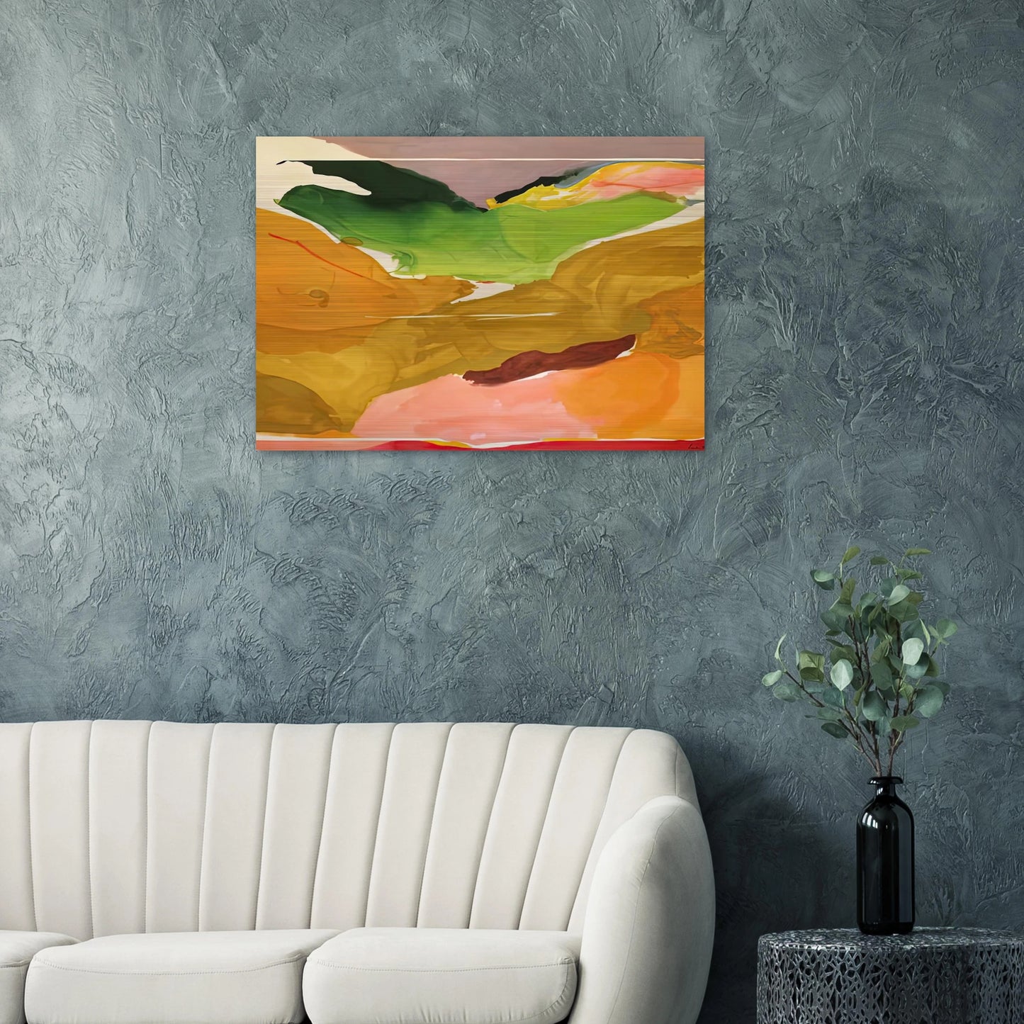Nature Abhors a Vacuum, 1973- - Helen Frankenthaler Brushed Aluminum Print - 70x100 cm / 28x40 inches | Helen Frankenthaler Aluminum Print | Helen Frankenthaler Prints