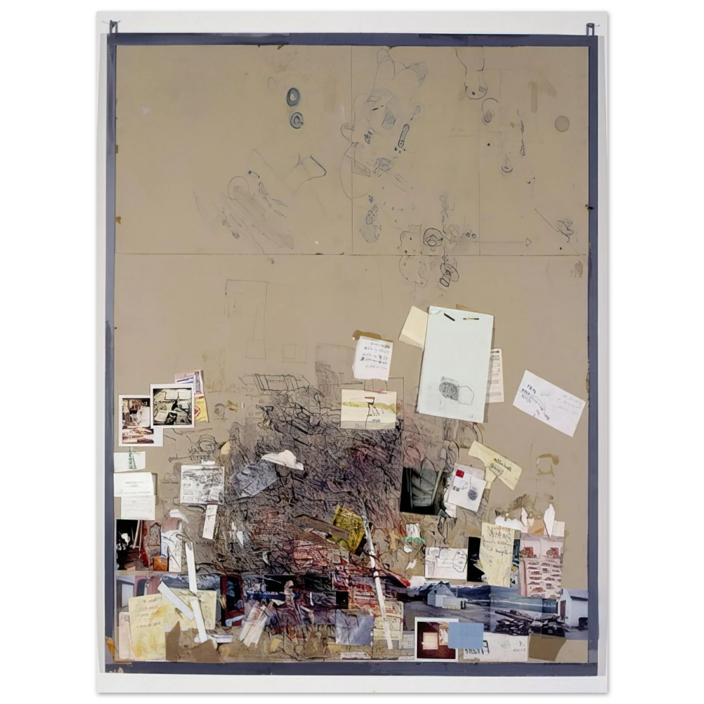 Dieter Roth - Tischmatte, Büro Hegenheimerstrasse, Base - 1994 Fine Art Poster - Default Title