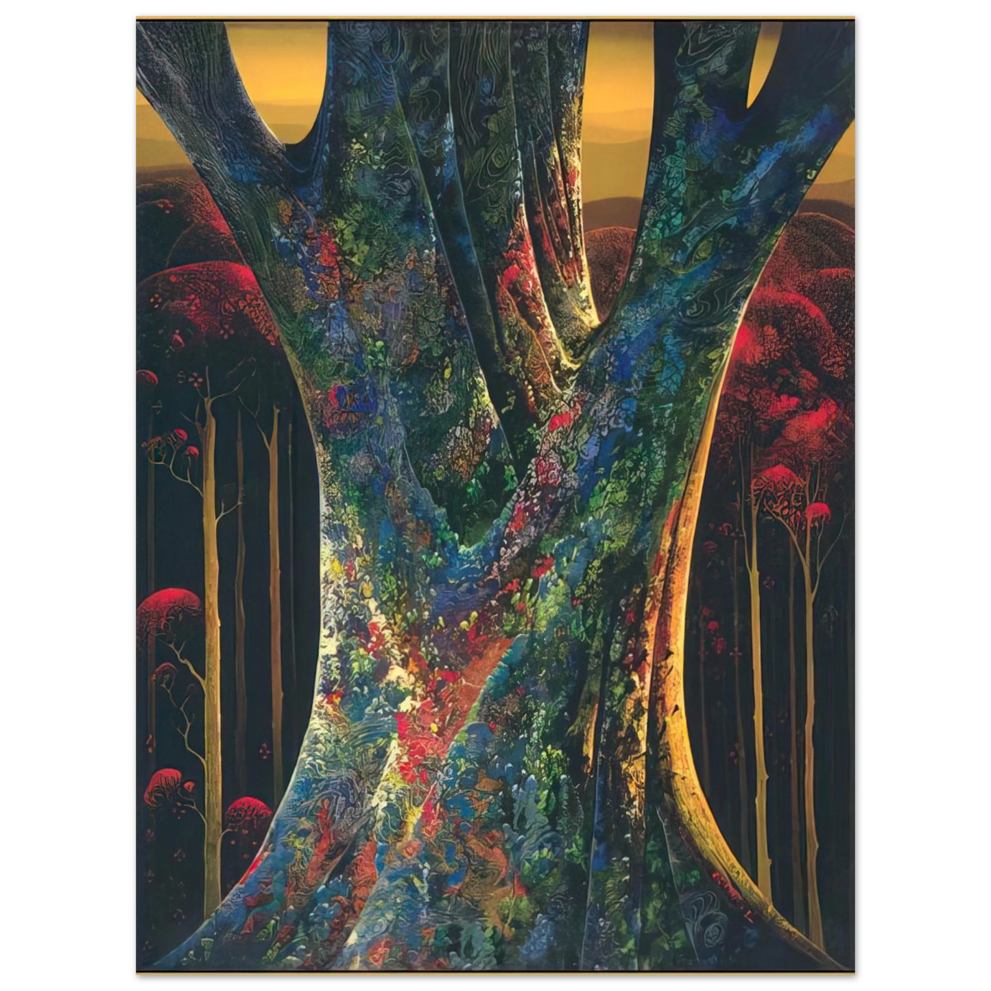 Eyvind Earle - Majestic Tree Fine Art Poster - Default Title