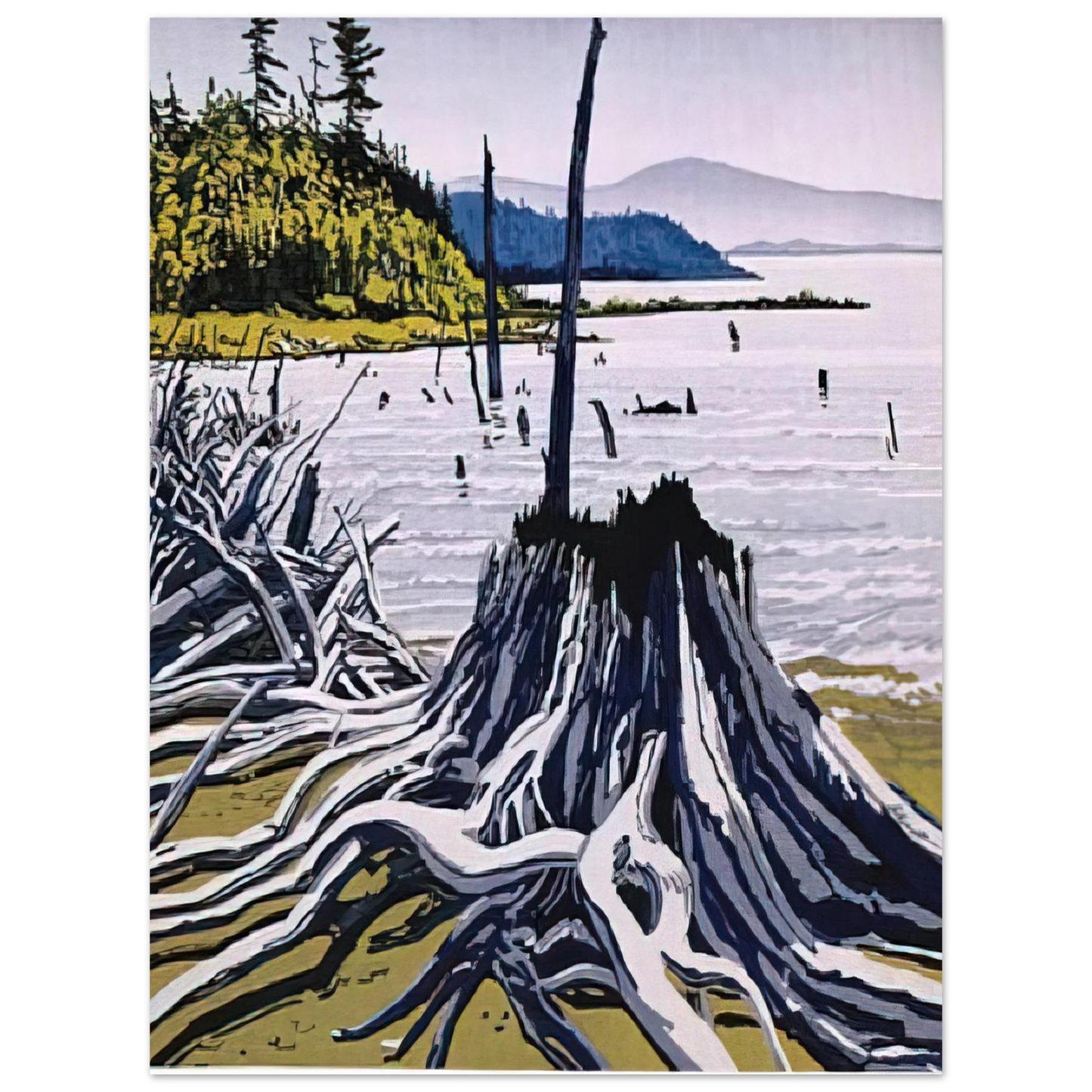 Neil Welliver - Flotsam-Allagash - 1995 Fine Art Poster - Default Title