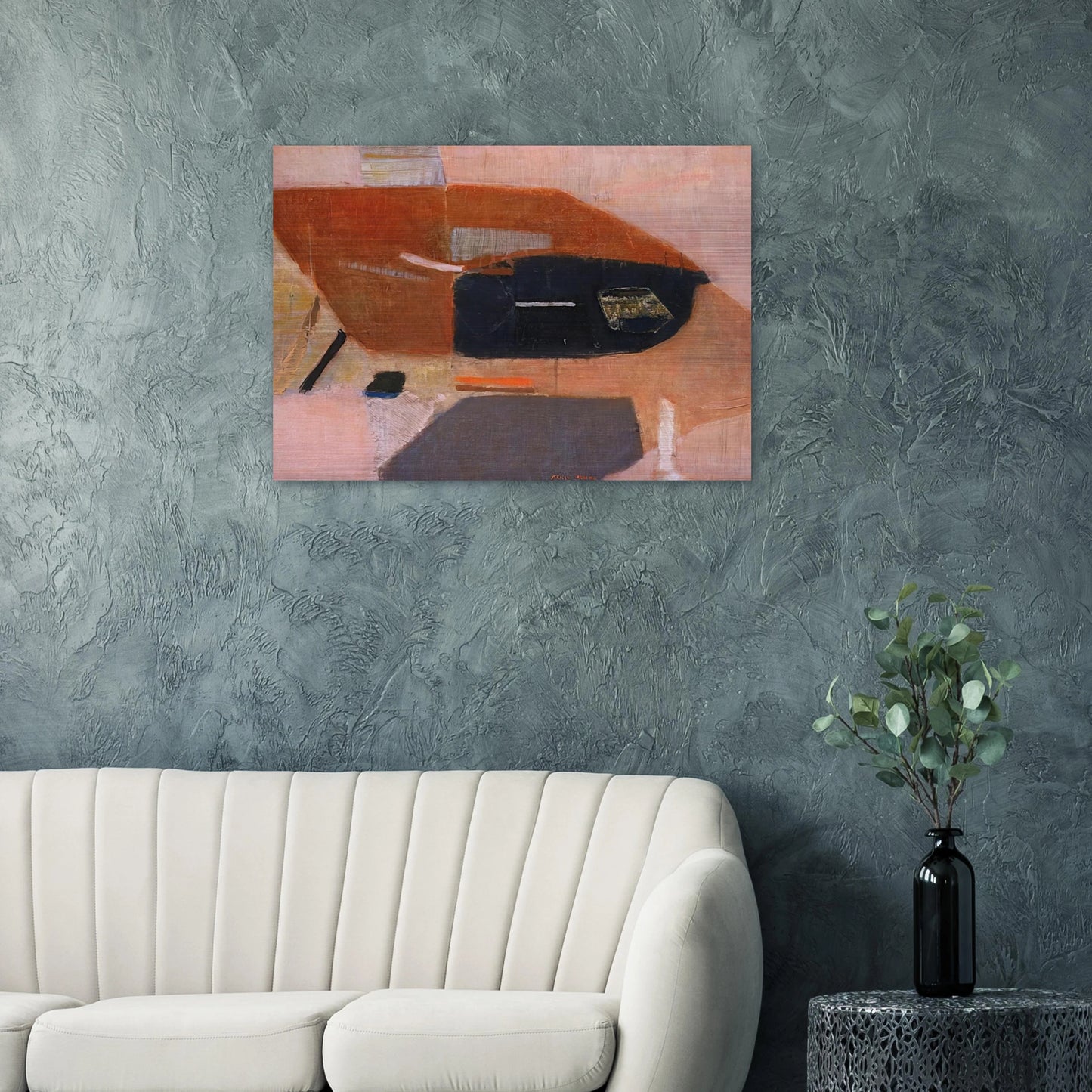 Number 2 - 1954 - Kenzo Okada Brushed Aluminum Print - 70x100 cm / 28x40 inches | Kenzo Okada Aluminum Print | Kenzo Okada Prints