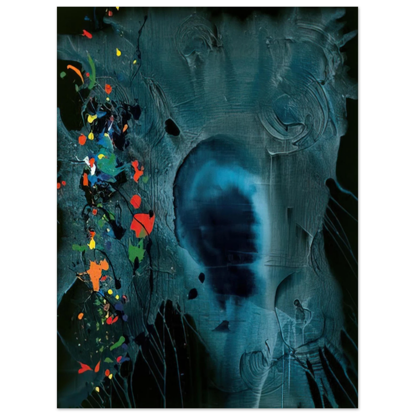 John Hoyland - Love and Grief 5.4.006 - 2006 Fine Art Poster - Default Title