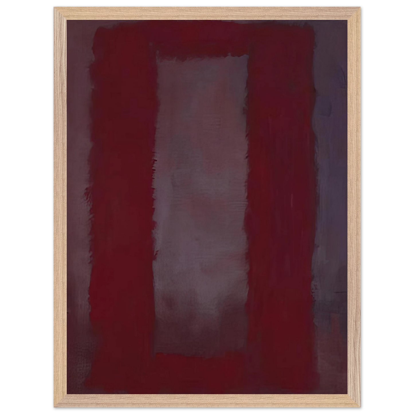 Mark Rothko - Red on Maroon - 1959 Wall Art - 60x80 cm / 24x32 inches - Fine Art Poster - -