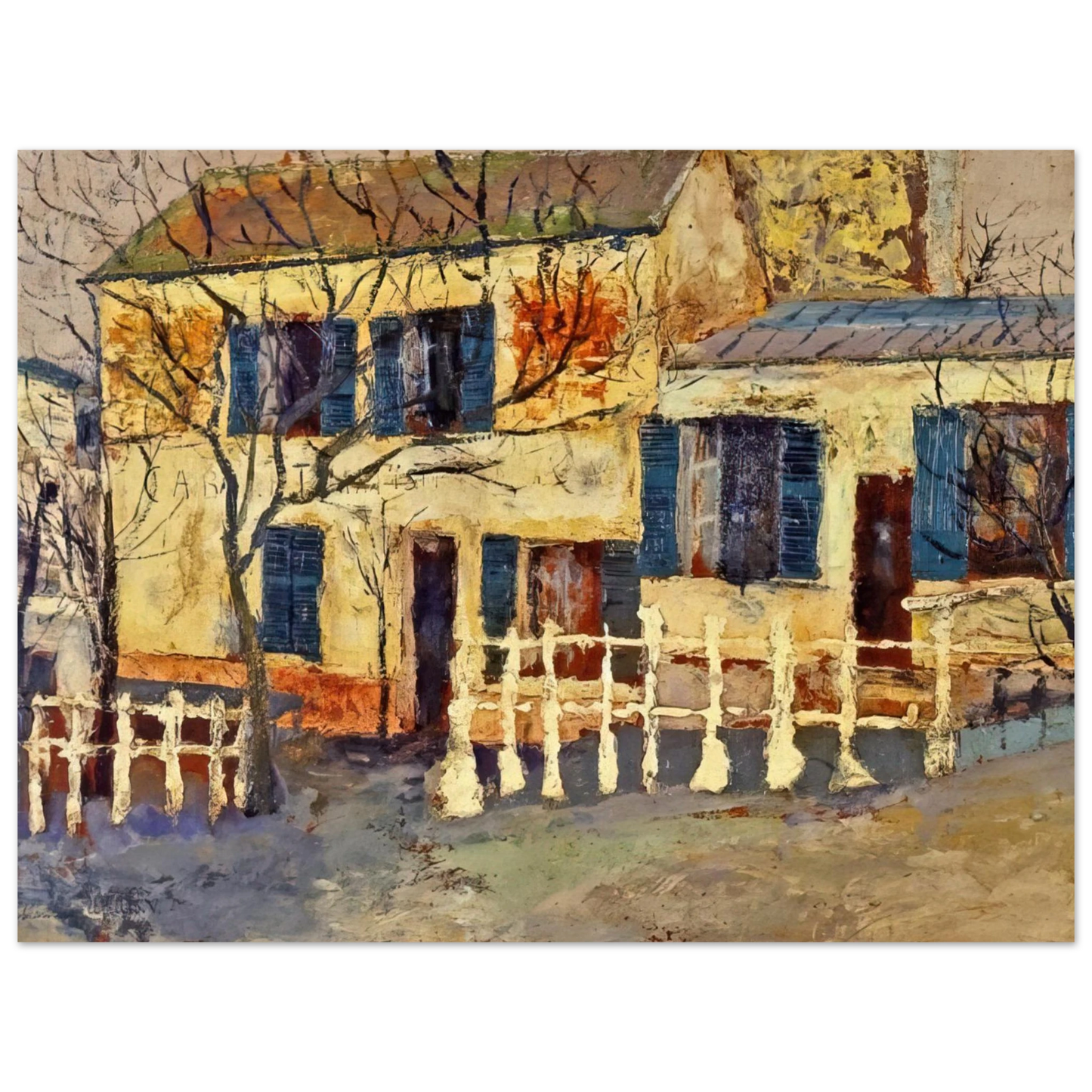 Maurice Utrillo - LAPIN AGILE 1 Fine Art Poster - Default Title