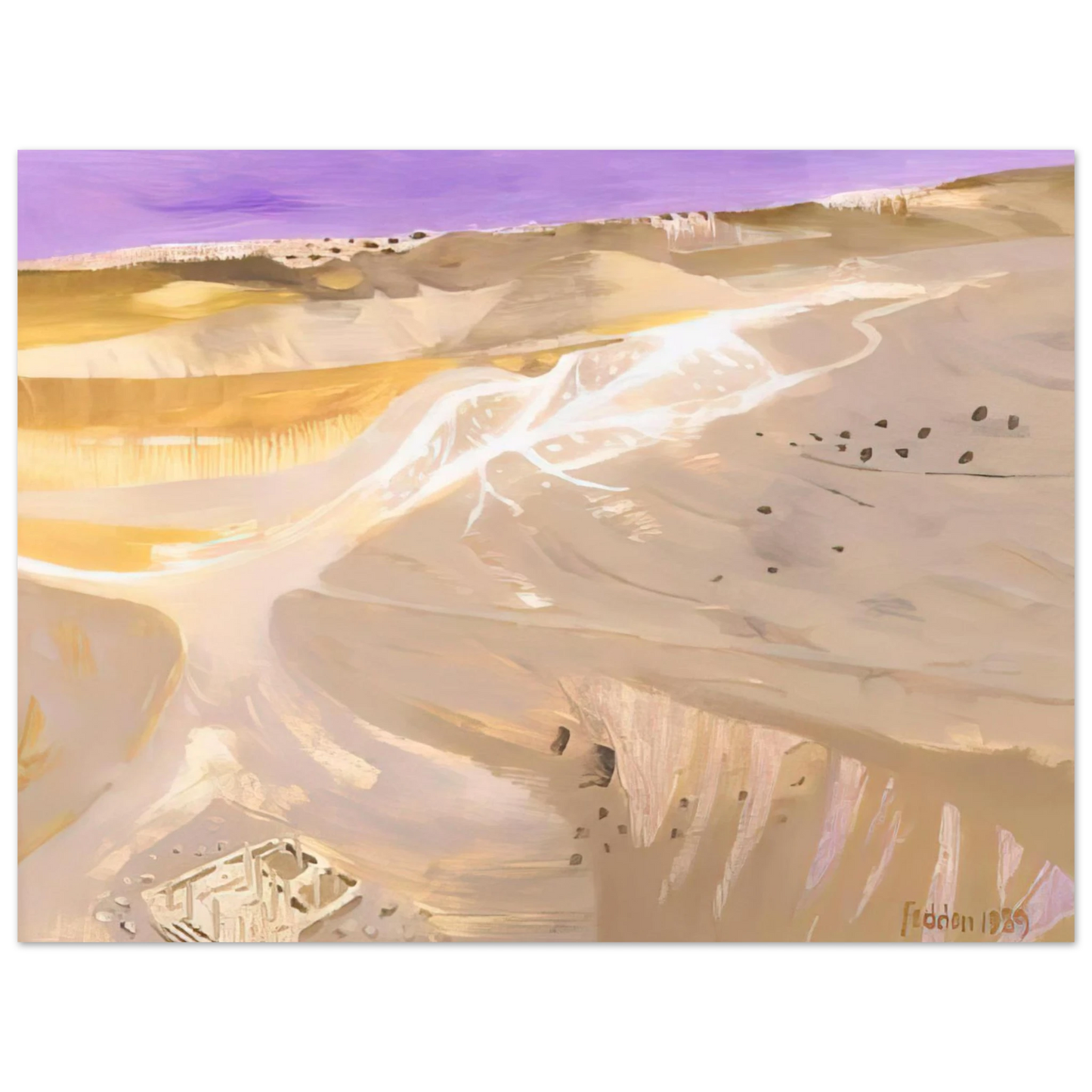 Mary Fedden - Desert - 1989 Fine Art Poster - Default Title