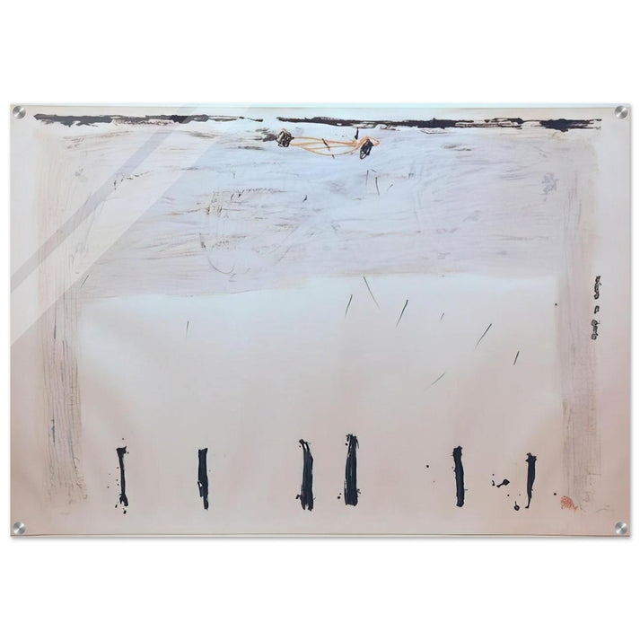 VERTICALES EN BAS 1968 - Antoni Tapies Acrylic Print - 70x100 cm / 28x40″ inches